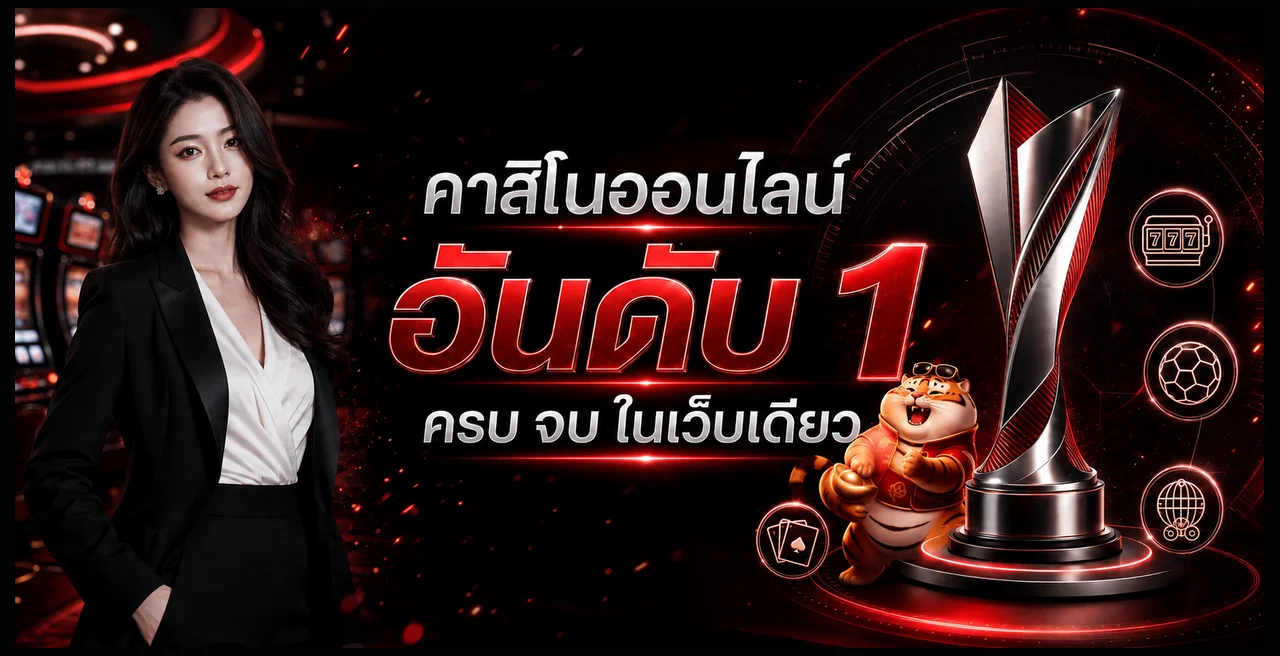 CK1968 คาสิโนออนไลน์ครบทุกหมวด โทนแดงดำพร้อม Fortune Tiger
